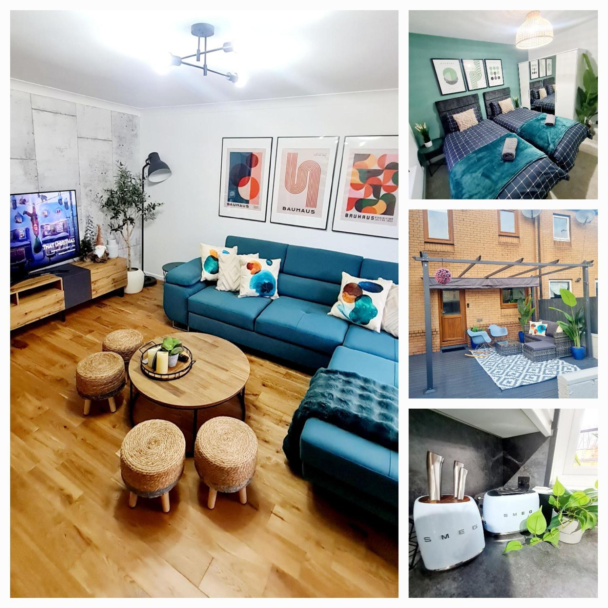 格拉斯哥Bright 3Br Walking Distance To Town - Free Parking公寓 外观 照片