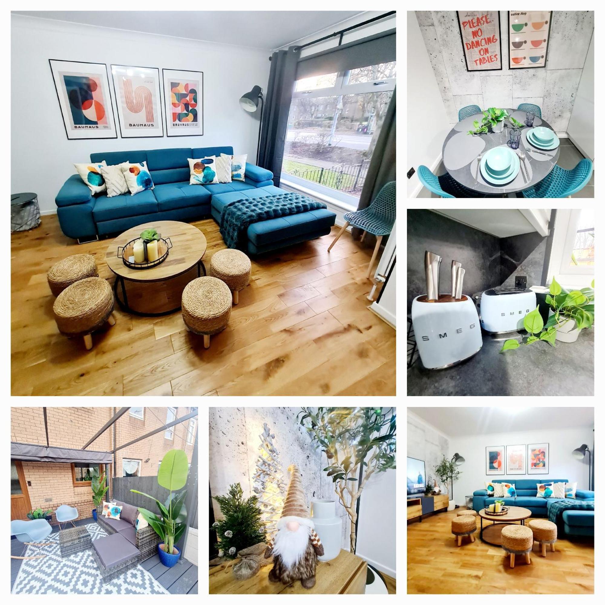 格拉斯哥Bright 3Br Walking Distance To Town - Free Parking公寓 外观 照片