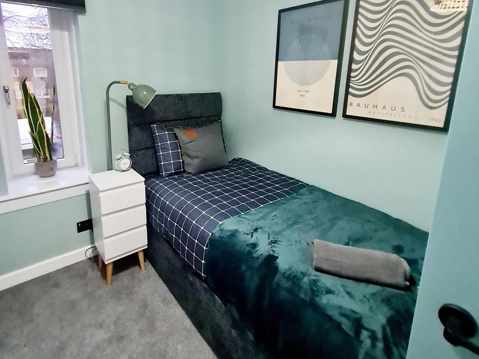 格拉斯哥Bright 3Br Walking Distance To Town - Free Parking公寓 外观 照片